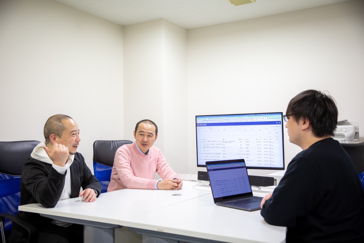 開発チーム対談の様子